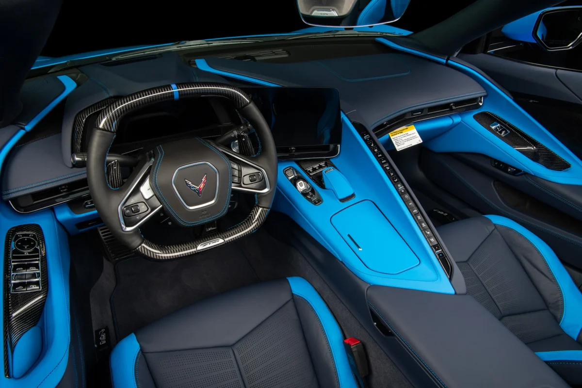 Blue interior