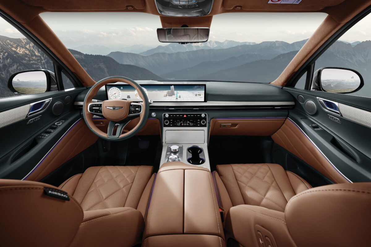 Gv80 Front view Interior